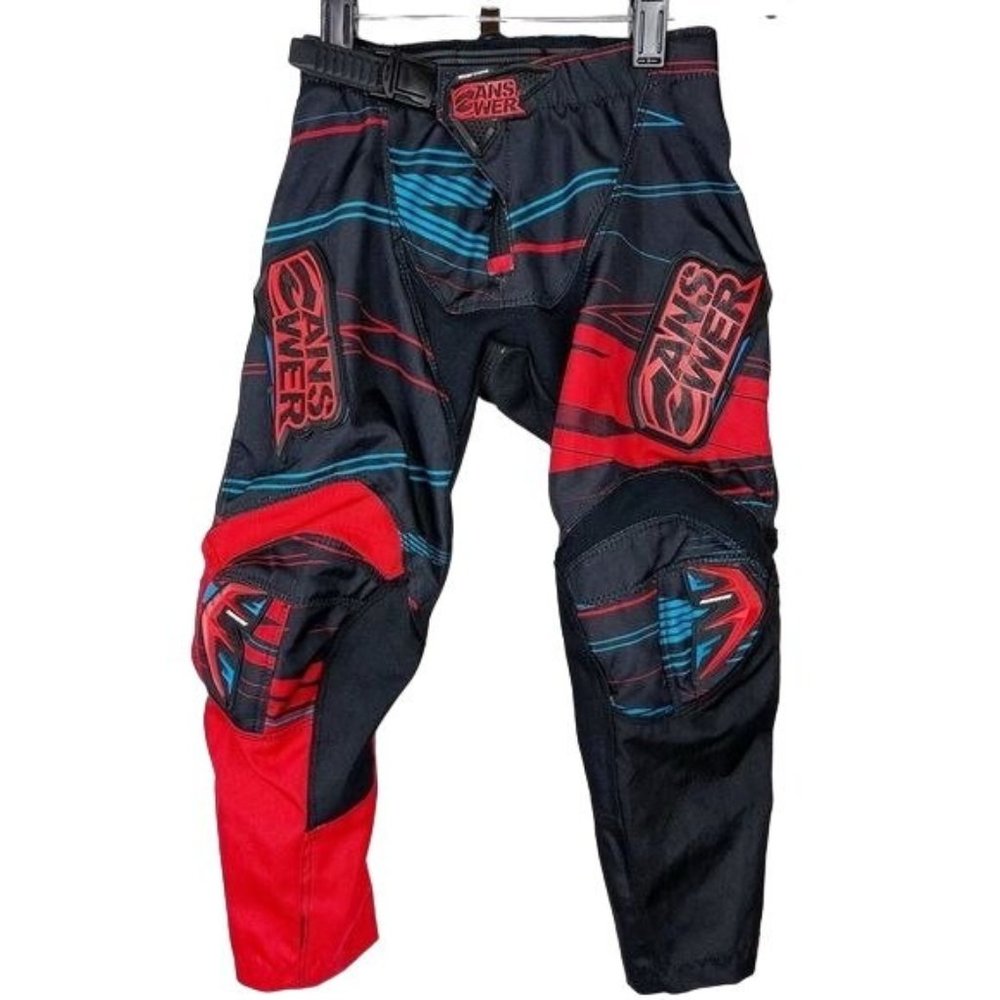 Answer 2013 Syncron Racing Motocross Supercross Pants Youth Size 20